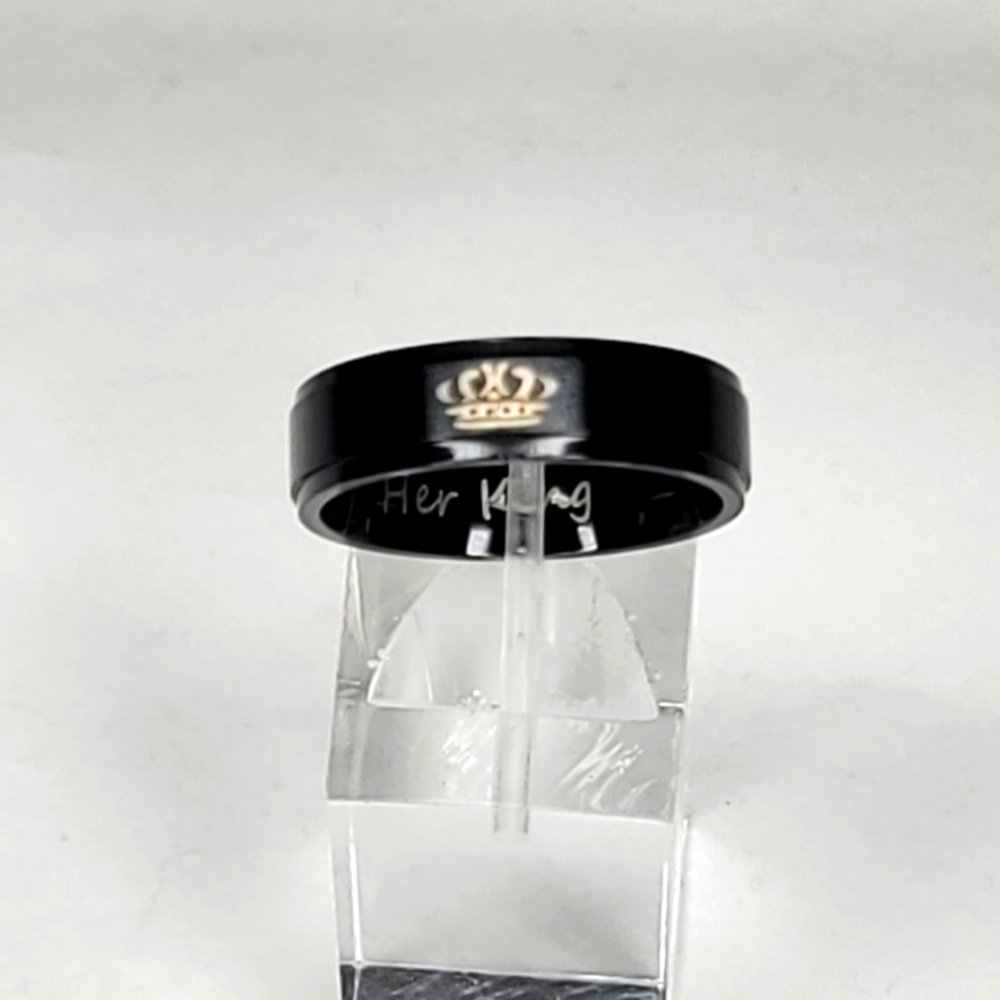 Titanium Her King Ring